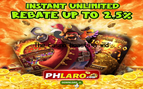 The casino boasts a wide array of games, from classic slots to immersive live dealer experiences
